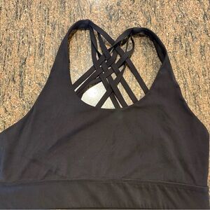 ZYIA Black Crisscross Sports Bra